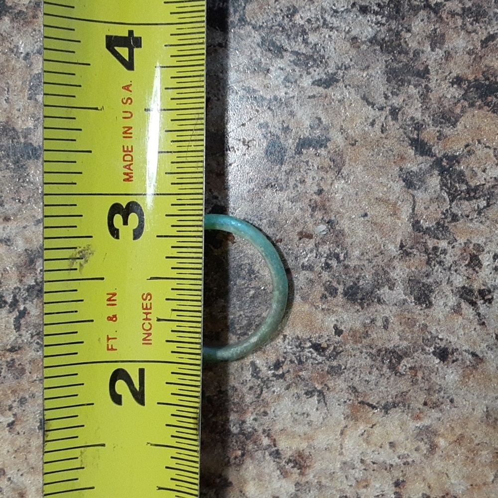 Antique Solid Jade Ring In Original Box. - image 2